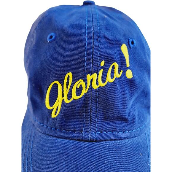 St. Louis Blues GLORIA! Unisex Sportsman Ball Cap Embroidered Yellow & Royal - Picture 2 of 8